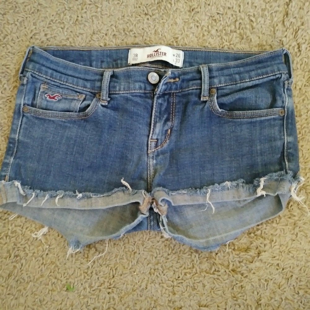 Hollister jean shorts